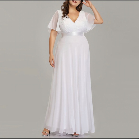 curvyboss.shop Dresses & Skirts - 🔆Goddess Simple Pleated🔆 Maxi Dress Plus Size